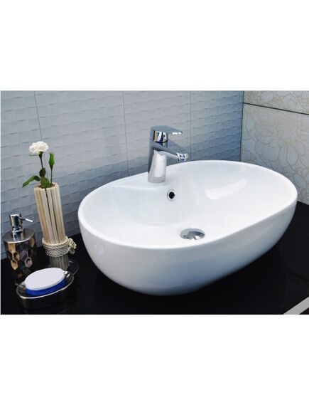 Купить Раковина-чаша CeramaLux 59 9163 Белая (9163) по цене 9600 руб., в Санкт-Петебруге в интернет магазине 100-Систем, а также дургие товары CeramaLux из раздела Накладные раковины и Раковины и пьедесталы