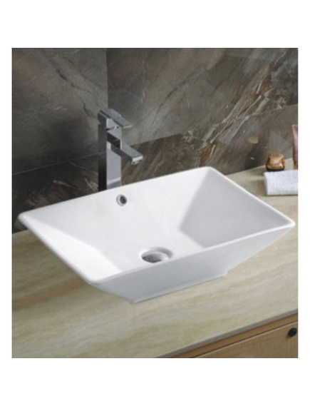 Купить CeramaLux N 9212 Раковина накладная  56 см (9212) по цене 7100 руб., в Санкт-Петебруге в интернет магазине 100-Систем, а также дургие товары CeramaLux из раздела Накладные раковины и Раковины и пьедесталы