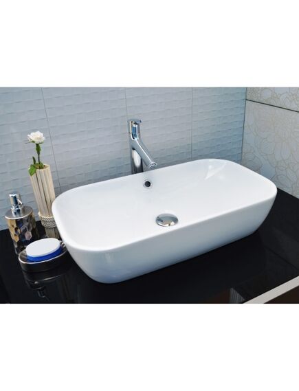 Купить Раковина-чаша CeramaLux 61 9217 Белая (9217) по цене 13700 руб., в Санкт-Петебруге в интернет магазине 100-Систем, а также дургие товары CeramaLux из раздела Накладные раковины и Раковины и пьедесталы