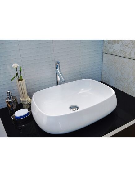 Купить Раковина-чаша CeramaLux 56 9243 Белая (9243) по цене 7000 руб., в Санкт-Петебруге в интернет магазине 100-Систем, а также дургие товары CeramaLux из раздела Накладные раковины и Раковины и пьедесталы