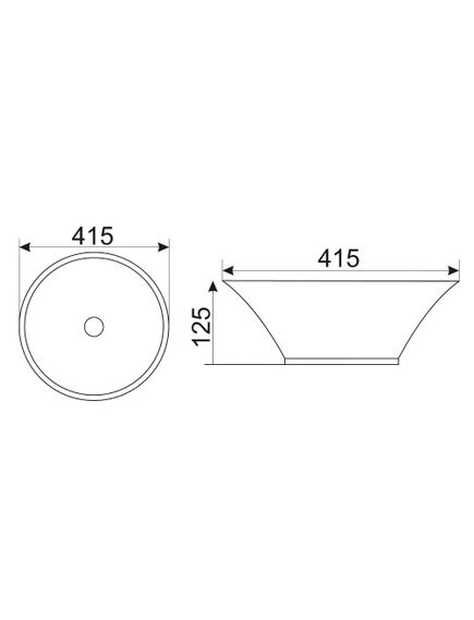 Купить CeramaLux N 9381 Раковина накладная  42 см (9381) по цене 5400 руб., в Санкт-Петебруге в интернет магазине 100-Систем, а также дургие товары CeramaLux из раздела Накладные раковины и Раковины и пьедесталы