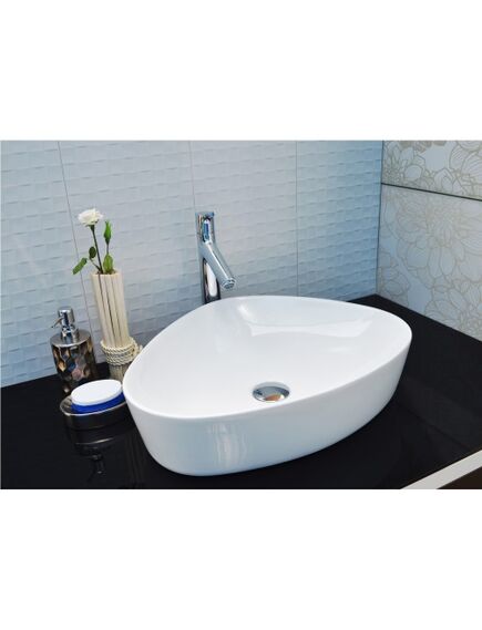 Купить Раковина-чаша CeramaLux 50 9386 Белая (9386) по цене 5400 руб., в Санкт-Петебруге в интернет магазине 100-Систем, а также дургие товары CeramaLux из раздела Накладные раковины и Раковины и пьедесталы