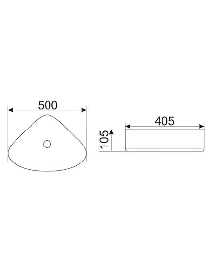 Купить Раковина-чаша CeramaLux 50 9386 Белая (9386) по цене 5400 руб., в Санкт-Петебруге в интернет магазине 100-Систем, а также дургие товары CeramaLux из раздела Накладные раковины и Раковины и пьедесталы