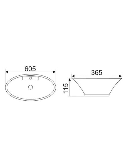 Купить CeramaLux N 9398 Раковина накладная  61 см (9398) по цене 11200 руб., в Санкт-Петебруге в интернет магазине 100-Систем, а также дургие товары CeramaLux из раздела Накладные раковины и Раковины и пьедесталы