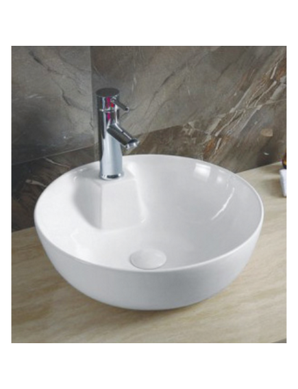Купить CeramaLux N 9428 Раковина накладная  45 см (9428) по цене 8800 руб., в Санкт-Петебруге в интернет магазине 100-Систем, а также дургие товары CeramaLux из раздела Накладные раковины и Раковины и пьедесталы