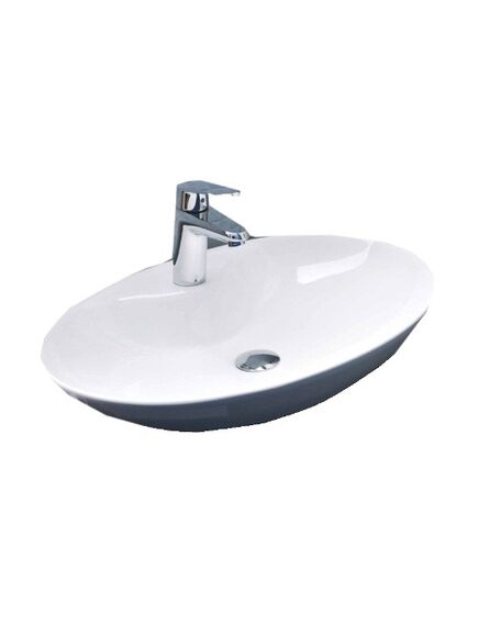 Купить CeramaLux N 9438 Раковина накладная  65 см (9438) по цене 10400 руб., в Санкт-Петебруге в интернет магазине 100-Систем, а также дургие товары CeramaLux из раздела Накладные раковины и Раковины и пьедесталы
