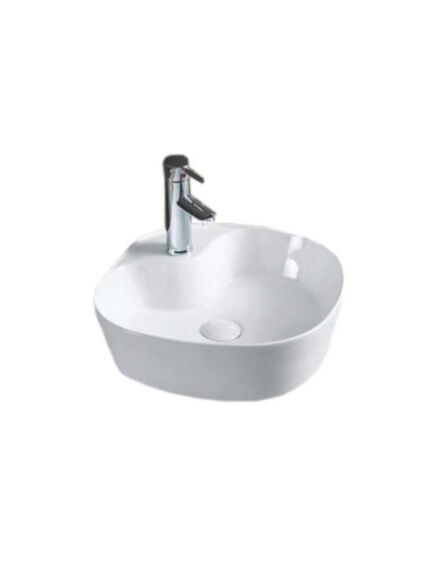 Купить CeramaLux N 9442 Раковина накладная  44 см (9442) по цене 6500 руб., в Санкт-Петебруге в интернет магазине 100-Систем, а также дургие товары CeramaLux из раздела Накладные раковины и Раковины и пьедесталы