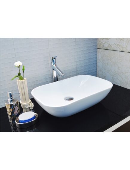 Купить CeramaLux N 9447 Раковина накладная  51 см (9447) по цене 8800 руб., в Санкт-Петебруге в интернет магазине 100-Систем, а также дургие товары CeramaLux из раздела Накладные раковины и Раковины и пьедесталы