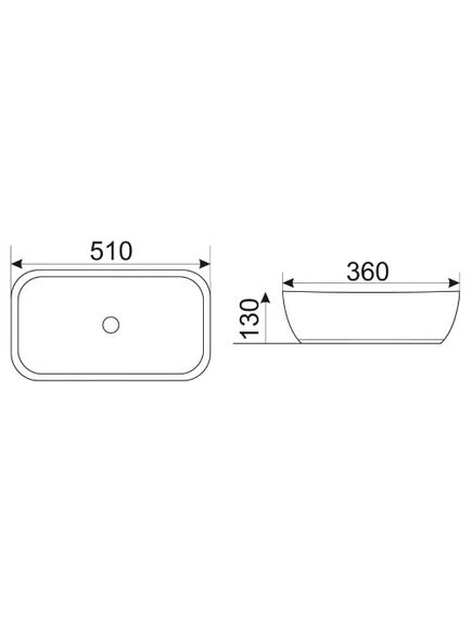 Купить CeramaLux N 9447 Раковина накладная  51 см (9447) по цене 8800 руб., в Санкт-Петебруге в интернет магазине 100-Систем, а также дургие товары CeramaLux из раздела Накладные раковины и Раковины и пьедесталы