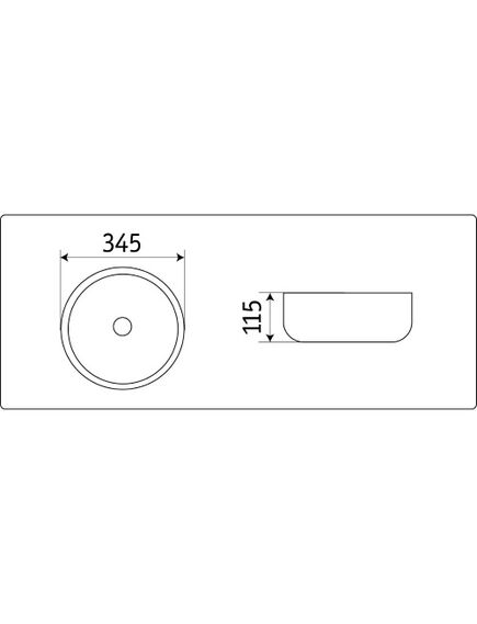 Купить Раковина-чаша CeramaLux 35 7078DMB Черная (7078DMB) по цене 16038.75 руб., в Санкт-Петебруге в интернет магазине 100-Систем, а также дургие товары CeramaLux из раздела Накладные раковины и Раковины и пьедесталы