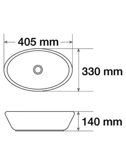 Купить CeramaLux NC 7138BW Раковина накладная 41 см (7138BW) по цене 8400 руб., в Санкт-Петебруге в интернет магазине 100-Систем, а также дургие товары CeramaLux из раздела Накладные раковины и Раковины и пьедесталы