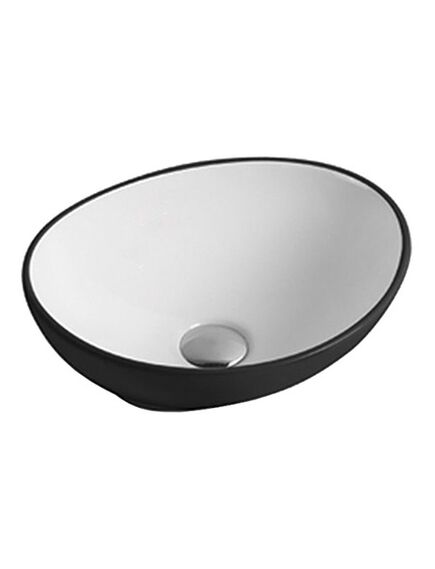 Купить CeramaLux NC 7138BW Раковина накладная 41 см (7138BW) по цене 8400 руб., в Санкт-Петебруге в интернет магазине 100-Систем, а также дургие товары CeramaLux из раздела Накладные раковины и Раковины и пьедесталы
