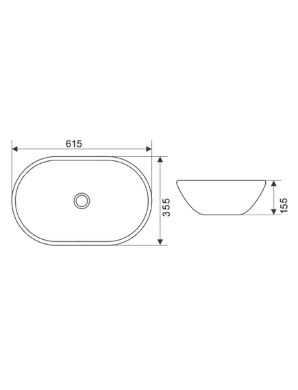 Купить CeramaLux NC 7811ASJ Раковина накладная  62 см (7811аsj) по цене 15200 руб., в Санкт-Петебруге в интернет магазине 100-Систем, а также дургие товары CeramaLux из раздела Накладные раковины и Раковины и пьедесталы