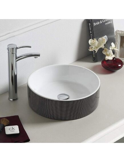 Купить CeramaLux NC 78308 Раковина накладная 38 см (78308) по цене 1200 руб., в Санкт-Петебруге в интернет магазине 100-Систем, а также дургие товары CeramaLux из раздела Накладные раковины и Раковины и пьедесталы