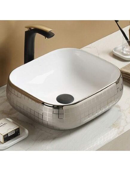 Купить CeramaLux NC 78321 Раковина накладная  45 см (78321) по цене 7800 руб., в Санкт-Петебруге в интернет магазине 100-Систем, а также дургие товары CeramaLux из раздела Накладные раковины и Раковины и пьедесталы