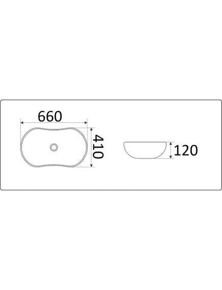 Купить Раковина CeramaLux 66 9175МВ Черный (9175МВ) по цене 14800 руб., в Санкт-Петебруге в интернет магазине 100-Систем, а также дургие товары CeramaLux из раздела Накладные раковины и Раковины и пьедесталы