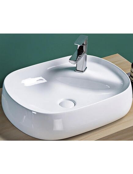 Купить Раковина-чаша CeramaLux 59 72442 Белая (72442) по цене 4800 руб., в Санкт-Петебруге в интернет магазине 100-Систем, а также дургие товары CeramaLux из раздела Накладные раковины и Раковины и пьедесталы