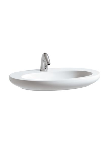 Купить Раковина Laufen Alessi one 750х520х90 8.1897.2.400.104.1 (8.1897.2.400.104.1) по цене 95982.77 руб., в Санкт-Петебруге в интернет магазине 100-Систем, а также дургие товары LAUFEN из раздела Накладные раковины и Раковины и пьедесталы