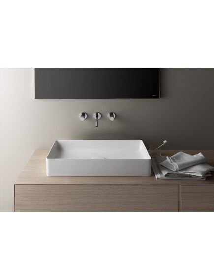 Купить Раковина Laufen Living Square 600х340х110 8.1143.4.000.112.1 (8.1143.4.000.112.1) по цене 53192 руб., в Санкт-Петебруге в интернет магазине 100-Систем, а также дургие товары LAUFEN из раздела Накладные раковины и Раковины и пьедесталы