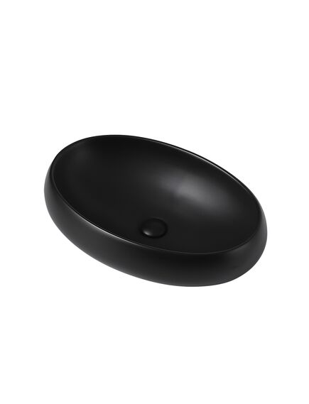 Купить Раковина накладная ABBER Bequem AC2102MB черная матовая (ac2102mb) по цене 10200 руб., в Санкт-Петебруге в интернет магазине 100-Систем, а также дургие товары ABBER из раздела Накладные раковины и Раковины и пьедесталы