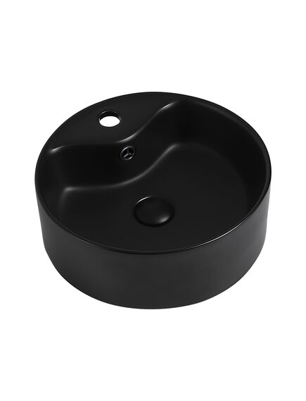 Купить Раковина накладная ABBER Bequem AC2104MB черная матовая (ac2104mb) по цене 8500 руб., в Санкт-Петебруге в интернет магазине 100-Систем, а также дургие товары ABBER из раздела Накладные раковины и Раковины и пьедесталы