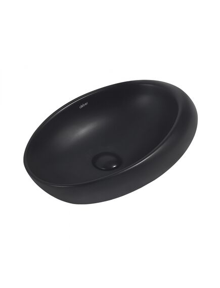 Купить Раковина накладная ABBER Bequem AC2107MB черная матовая (ac2107mb) по цене 9350 руб., в Санкт-Петебруге в интернет магазине 100-Систем, а также дургие товары ABBER из раздела Накладные раковины и Раковины и пьедесталы