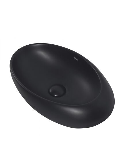 Купить Раковина накладная ABBER Bequem AC2107MB черная матовая (ac2107mb) по цене 9350 руб., в Санкт-Петебруге в интернет магазине 100-Систем, а также дургие товары ABBER из раздела Накладные раковины и Раковины и пьедесталы