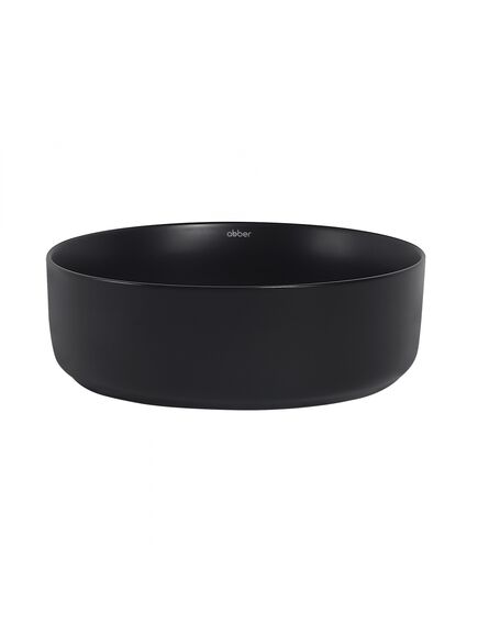 Купить Раковина накладная ABBER Bequem AC2108MB черная матовая (ac2108mb) по цене 7650 руб., в Санкт-Петебруге в интернет магазине 100-Систем, а также дургие товары ABBER из раздела Накладные раковины и Раковины и пьедесталы