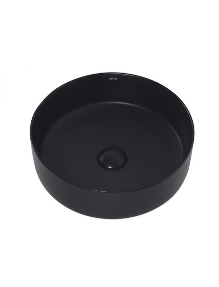Купить Раковина накладная ABBER Bequem AC2108MB черная матовая (ac2108mb) по цене 7650 руб., в Санкт-Петебруге в интернет магазине 100-Систем, а также дургие товары ABBER из раздела Накладные раковины и Раковины и пьедесталы