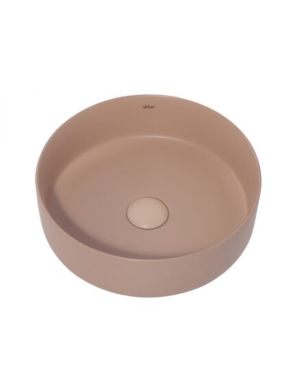 Купить Раковина накладная ABBER Bequem AC2108MBB бежевая матовая (ac2108mbb) по цене 8500 руб., в Санкт-Петебруге в интернет магазине 100-Систем, а также дургие товары ABBER из раздела Накладные раковины и Раковины и пьедесталы