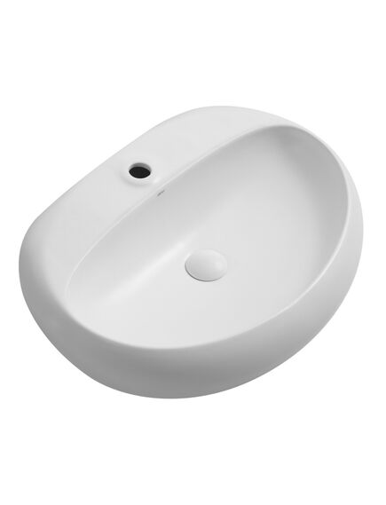 Купить Раковина накладная ABBER Bequem AC2112MW белая матовая (ac2112mw) по цене 7644 руб., в Санкт-Петебруге в интернет магазине 100-Систем, а также дургие товары ABBER из раздела Накладные раковины и Раковины и пьедесталы