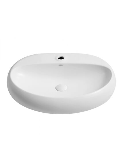 Купить Раковина накладная ABBER Bequem AC2112MW белая матовая (ac2112mw) по цене 7644 руб., в Санкт-Петебруге в интернет магазине 100-Систем, а также дургие товары ABBER из раздела Накладные раковины и Раковины и пьедесталы