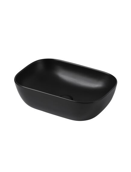 Купить Раковина накладная ABBER Rechteck AC2200MB черная матовая (ac2200mb) по цене 9350 руб., в Санкт-Петебруге в интернет магазине 100-Систем, а также дургие товары ABBER из раздела Накладные раковины и Раковины и пьедесталы