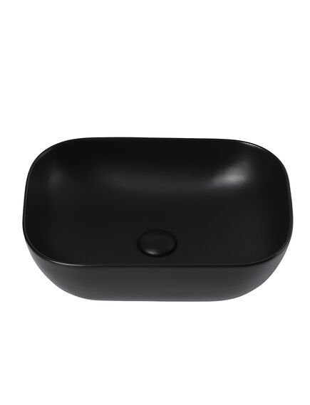 Купить Раковина накладная ABBER Rechteck AC2200MB черная матовая (ac2200mb) по цене 9350 руб., в Санкт-Петебруге в интернет магазине 100-Систем, а также дургие товары ABBER из раздела Накладные раковины и Раковины и пьедесталы