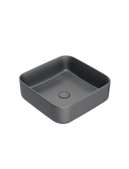 Купить Серый матовый умывальник накладной, Bridge, IDDIS, BRIGM04i27 (brigm04i27) по цене 6390 руб., в Санкт-Петебруге в интернет магазине 100-Систем, а также дургие товары IDDIS из раздела Накладные раковины и Раковины и пьедесталы