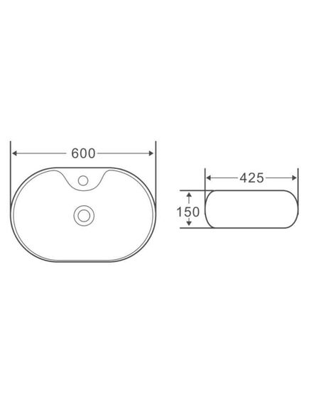Купить Накладная раковина BelBagno BB1151 (BB1151) по цене 9580 руб., в Санкт-Петебруге в интернет магазине 100-Систем, а также дургие товары BelBagno из раздела Накладные раковины и Раковины и пьедесталы