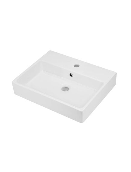 Купить CDT_6U4S DEANTE Керамическая раковина TEMISTO на столешницу - 50x40 см (белый) (cdt_6u4s) по цене 18437 руб., в Санкт-Петебруге в интернет магазине 100-Систем, а также дургие товары DEANTE из раздела Накладные раковины и Раковины и пьедесталы