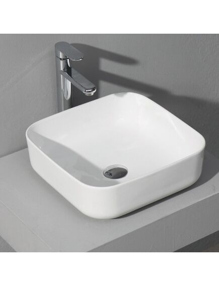 Купить CeramaLux N D1303 Раковина накладная 39 см (d1303) по цене 7300 руб., в Санкт-Петебруге в интернет магазине 100-Систем, а также дургие товары CeramaLux из раздела Накладные раковины и Раковины и пьедесталы