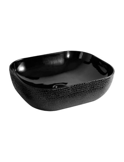 Купить Раковина-чаша CeramaLux 50 D1302H004 Черная (d1302h004) по цене 7300 руб., в Санкт-Петебруге в интернет магазине 100-Систем, а также дургие товары CeramaLux из раздела Накладные раковины и Раковины и пьедесталы