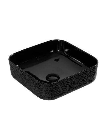 Купить Раковина-чаша CeramaLux 39 D1303H004 Черная (d1303h004) по цене 7300 руб., в Санкт-Петебруге в интернет магазине 100-Систем, а также дургие товары CeramaLux из раздела Накладные раковины и Раковины и пьедесталы