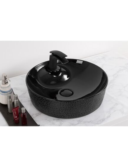 Купить CeramaLux NC D1306H004 Раковина накладная  45 см (d1306h004) по цене 7300 руб., в Санкт-Петебруге в интернет магазине 100-Систем, а также дургие товары CeramaLux из раздела Накладные раковины и Раковины и пьедесталы