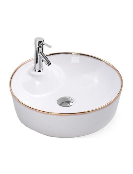 Купить CeramaLux NC D1306H011 Раковина накладная  45 см (d1306h011) по цене 6400 руб., в Санкт-Петебруге в интернет магазине 100-Систем, а также дургие товары CeramaLux из раздела Накладные раковины и Раковины и пьедесталы