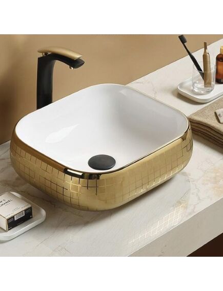 Купить CeramaLux NC С1068 Раковина накладная  45 см (c1068) по цене 7800 руб., в Санкт-Петебруге в интернет магазине 100-Систем, а также дургие товары CeramaLux из раздела Накладные раковины и Раковины и пьедесталы
