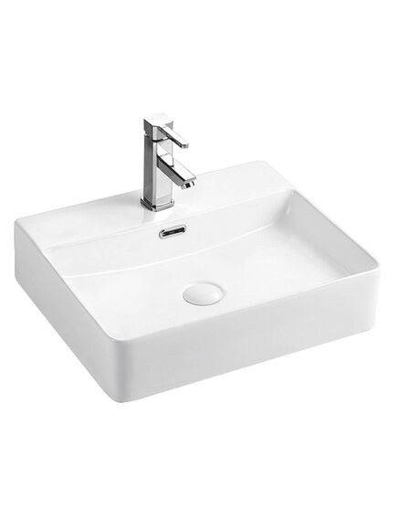 Купить Раковина накладная Azario 51.5х42.5х13.5 белая (az-2173-s sp) по цене 7350 руб., в Санкт-Петебруге в интернет магазине 100-Систем, а также дургие товары Azario из раздела Накладные раковины и Раковины и пьедесталы