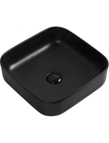 Купить Раковина Aquanet City-1-MB 38,5 черный (city-1-mb) по цене 14930 руб., в Санкт-Петебруге в интернет магазине 100-Систем, а также дургие товары AQUANET из раздела Накладные раковины и Раковины и пьедесталы