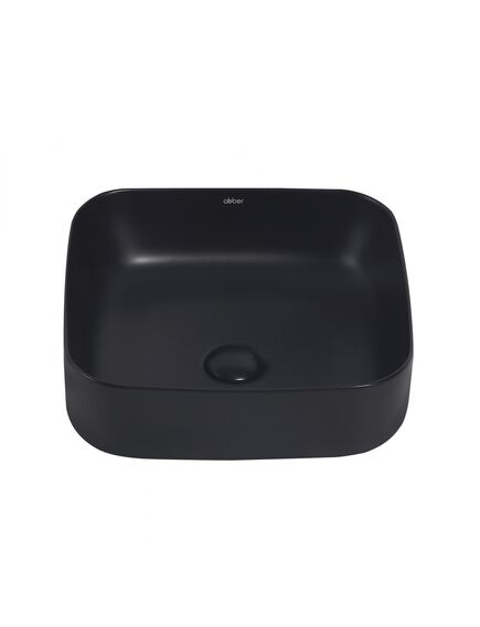 Купить Раковина накладная ABBER Rechteck AC2211MB черная матовая (ac2211mb) по цене 9350 руб., в Санкт-Петебруге в интернет магазине 100-Систем, а также дургие товары ABBER из раздела Накладные раковины и Раковины и пьедесталы