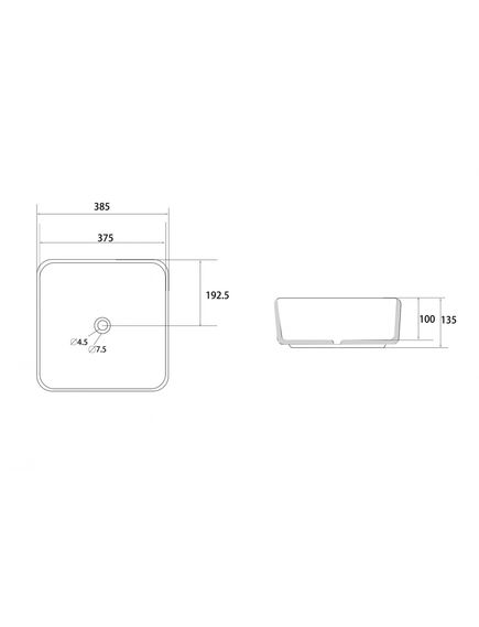 Купить Раковина накладная ABBER Rechteck AC2211MBG темно-зеленая матовая (ac2211mbg) по цене 8085 руб., в Санкт-Петебруге в интернет магазине 100-Систем, а также дургие товары ABBER из раздела Накладные раковины и Раковины и пьедесталы