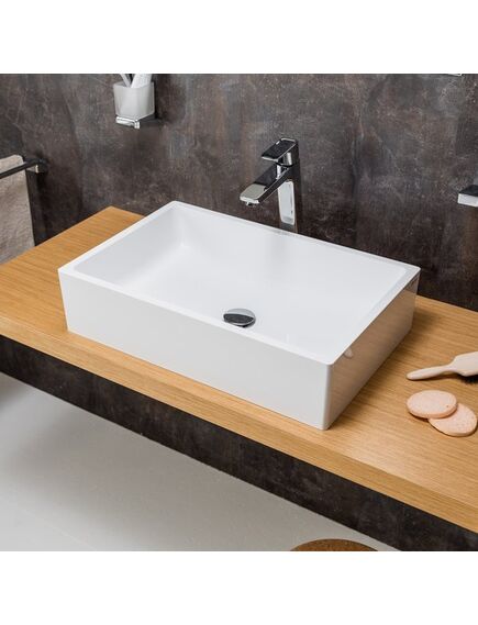 Купить Раковина Ravak Formy 01 50 (xjl01250000) по цене 20790 руб., в Санкт-Петебруге в интернет магазине 100-Систем, а также дургие товары RAVAK из раздела Накладные раковины и Раковины и пьедесталы