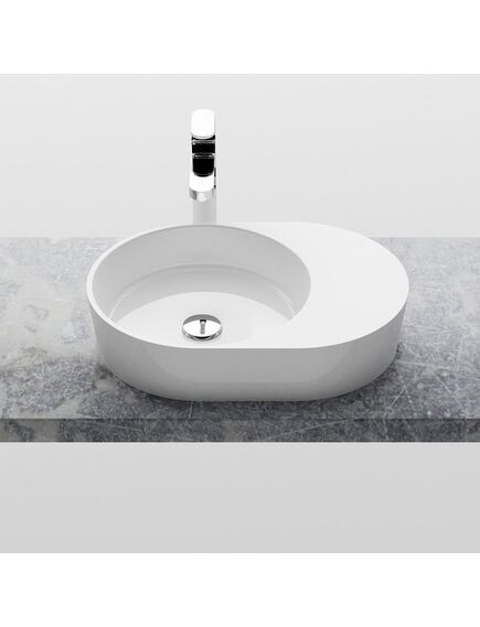 Купить Раковина-чаша Ravak Moon 2S 56 XJN01300003 Белая (xjn01300003) по цене 20720 руб., в Санкт-Петебруге в интернет магазине 100-Систем, а также дургие товары RAVAK из раздела Накладные раковины и Раковины и пьедесталы