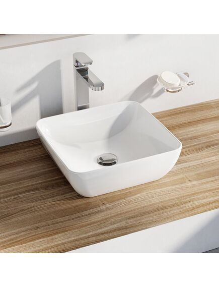 Купить Раковина 38 см Ravak Uni Slim XJX01138001 (XJX01138001) по цене 22550 руб., в Санкт-Петебруге в интернет магазине 100-Систем, а также дургие товары RAVAK из раздела Накладные раковины и Раковины и пьедесталы